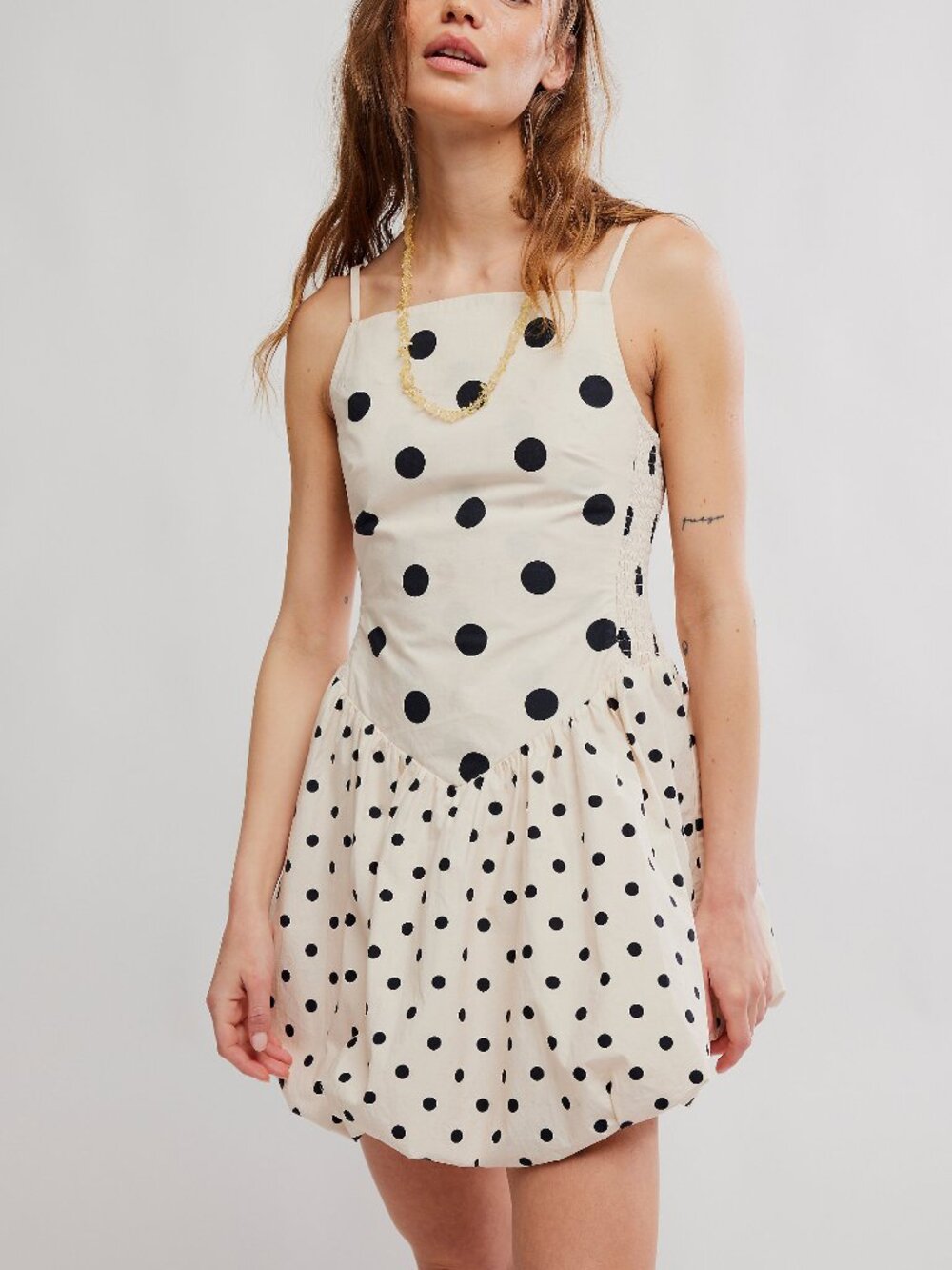 FREE PEOPLE Misty Mini Dress / Tea Combo - Picture 4 of 9
